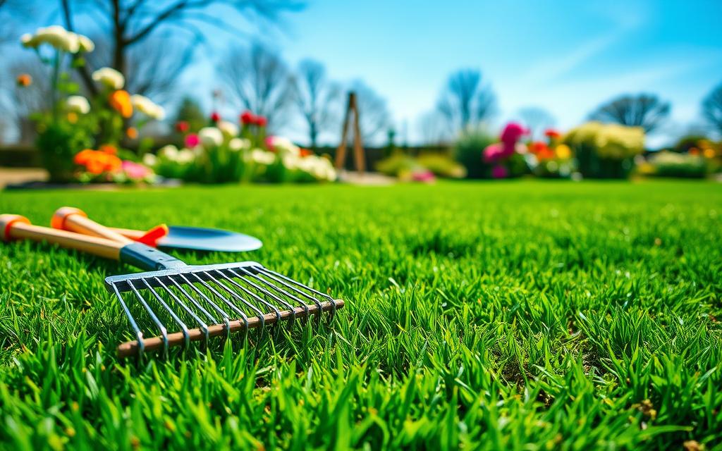 Forårsklargøring af græsplæne